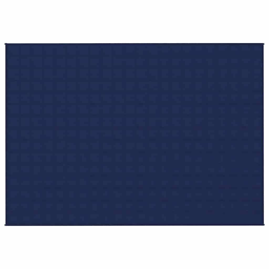 vidaXL Weighted Blanket Blue 155x220 cm 11 kg Fabric 3