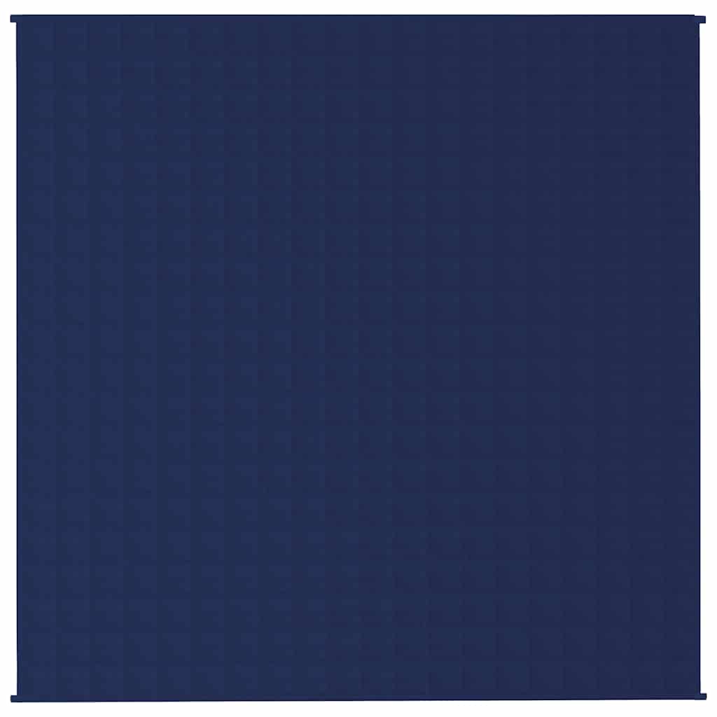 vidaXL Weighted Blanket Blue 200x200 cm 9 kg Fabric 3