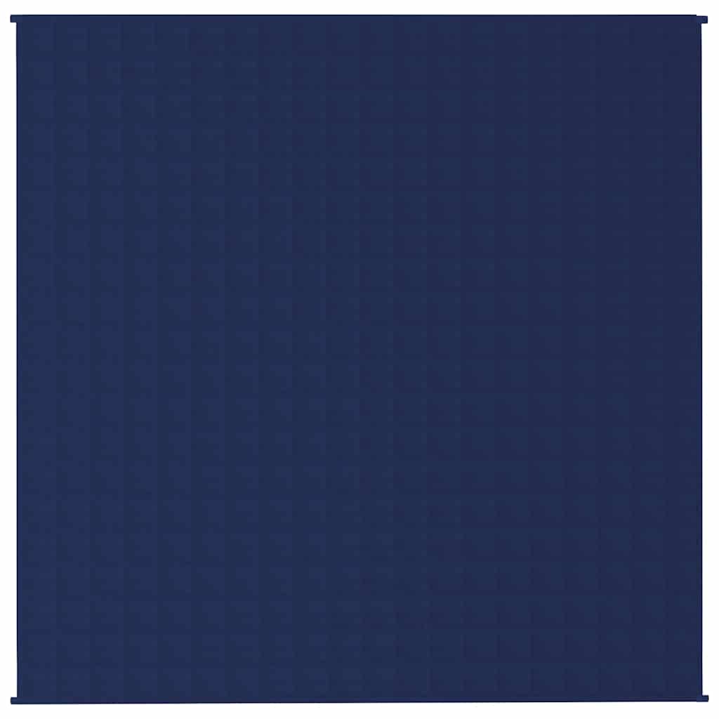 vidaXL Weighted Blanket Blue 200x200 cm 13 kg Fabric 3