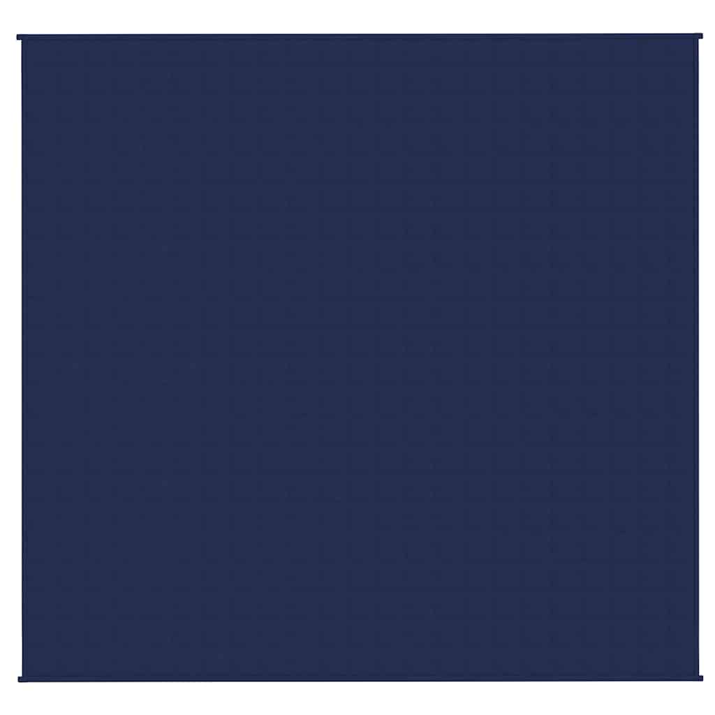 vidaXL Weighted Blanket Blue 220x235 cm King 15 kg Fabric 3