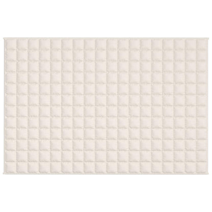 vidaXL Weighted Blanket Light Cream 120x180 cm 9 kg Fabric 3