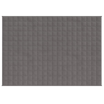 vidaXL Weighted Blanket Grey 150x200 cm 11 kg Fabric 3