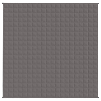 vidaXL Weighted Blanket Grey 200x200 cm 9 kg Fabric 3