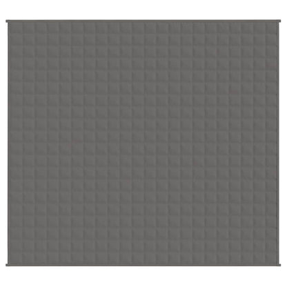 vidaXL Weighted Blanket Grey 200x225 cm 9 kg Fabric 3