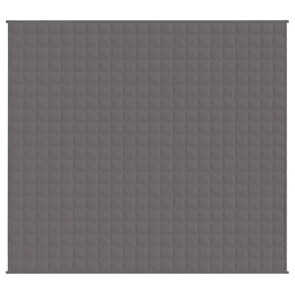 vidaXL Weighted Blanket Grey 200x225 cm 13 kg Fabric 3