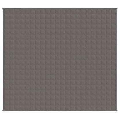 vidaXL Weighted Blanket Grey 200x225 cm 13 kg Fabric 3