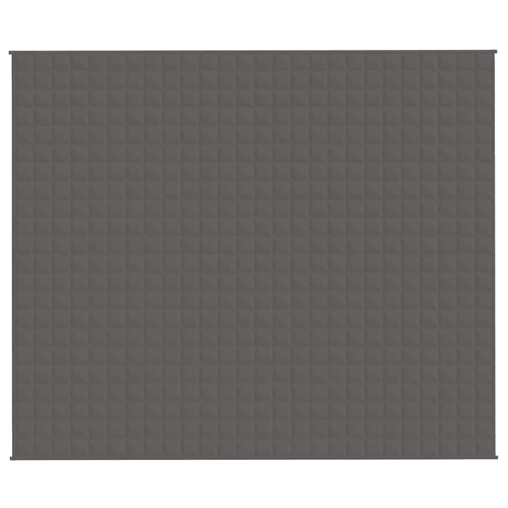 vidaXL Weighted Blanket Grey 220x260 cm 11 kg Fabric 3