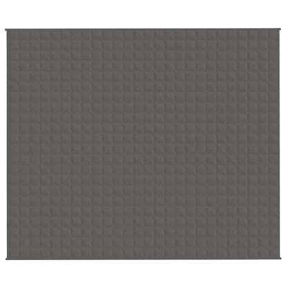 vidaXL Weighted Blanket Grey 220x260 cm 11 kg Fabric 3