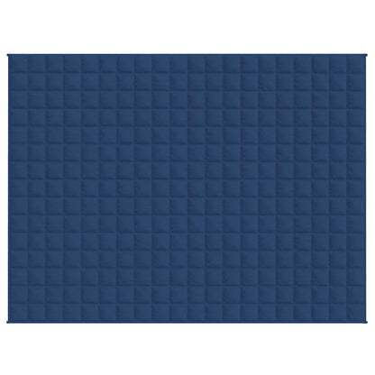 vidaXL Weighted Blanket Blue 150x200 cm 11 kg Fabric 3