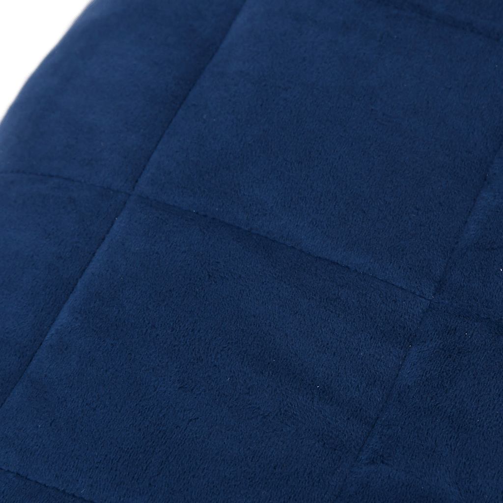 vidaXL Weighted Blanket Blue 150x200 cm 11 kg Fabric 4