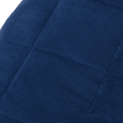 vidaXL Weighted Blanket Blue 155x220 cm 11 kg Fabric 4