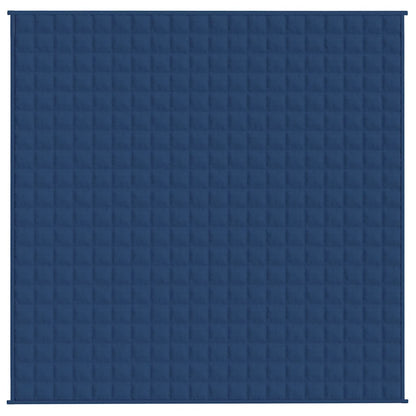 vidaXL Weighted Blanket Blue 200x200 cm 9 kg Fabric 3