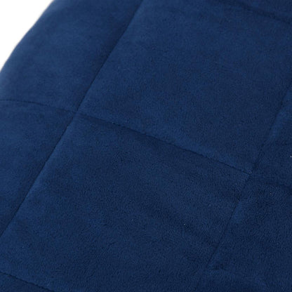 vidaXL Weighted Blanket Blue 200x200 cm 9 kg Fabric 4