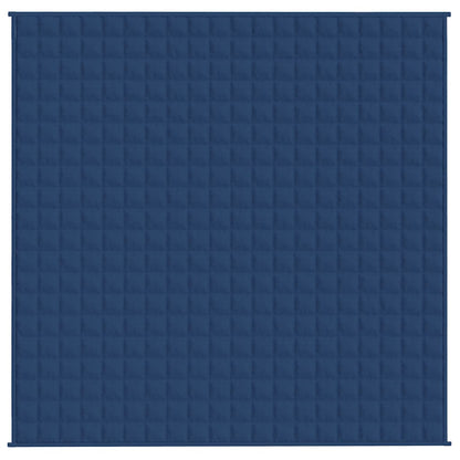 vidaXL Weighted Blanket Blue 200x200 cm 13 kg Fabric 3