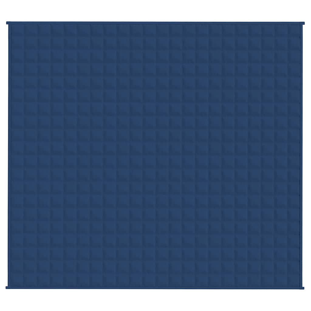 vidaXL Weighted Blanket Blue 200x225 cm 13 kg Fabric 3