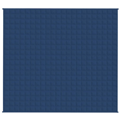 vidaXL Weighted Blanket Blue 200x225 cm 13 kg Fabric 3