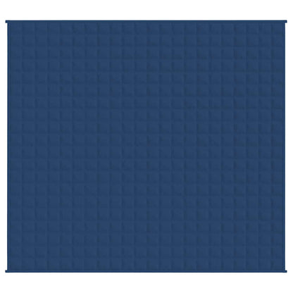 vidaXL Weighted Blanket Blue 220x235 cm King 11 kg Fabric 3