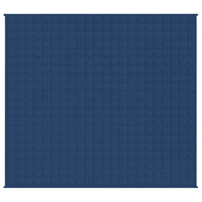 vidaXL Weighted Blanket Blue 220x235 cm King 15 kg Fabric 3