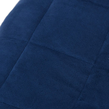 vidaXL Weighted Blanket Blue 220x235 cm King 15 kg Fabric 4