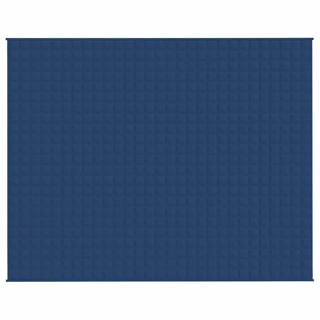 vidaXL Weighted Blanket Blue 235x290 cm 11 kg Fabric 3
