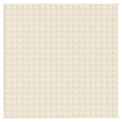 vidaXL Weighted Blanket Light Cream 200x200 cm 13 kg Fabric 3