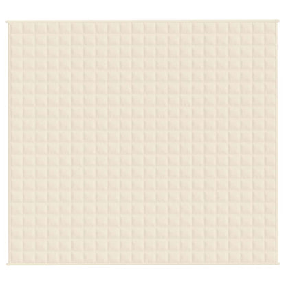 vidaXL Weighted Blanket Light Cream 200x225 cm 9 kg Fabric 3