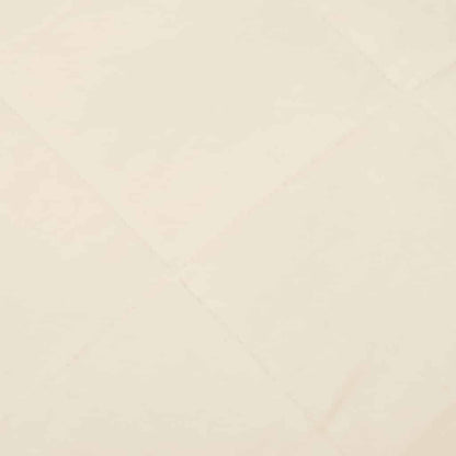 vidaXL Weighted Blanket Light Cream 200x225 cm 13 kg Fabric 4