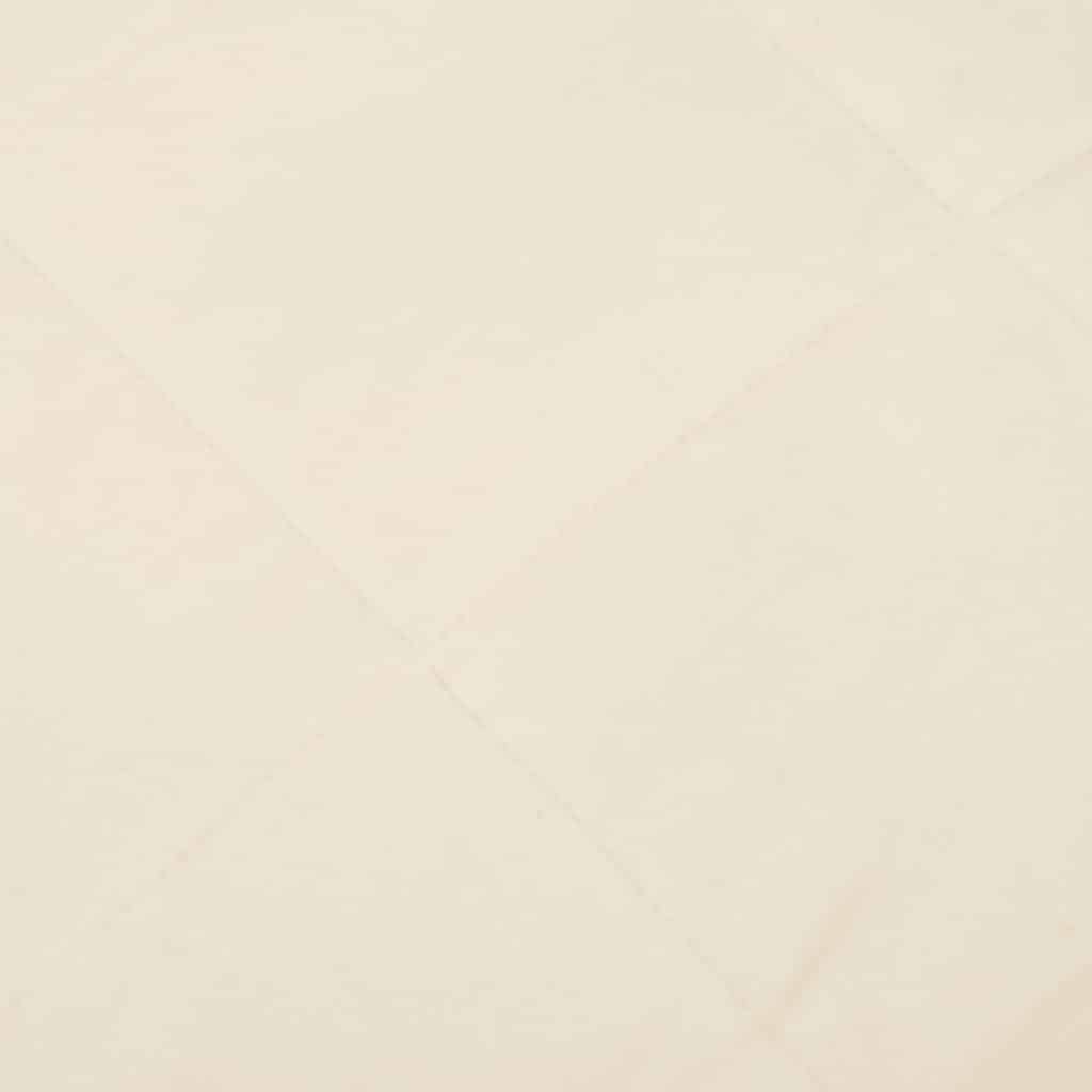 vidaXL Weighted Blanket Light Cream 220x235 cm King 11 kg Fabric 4