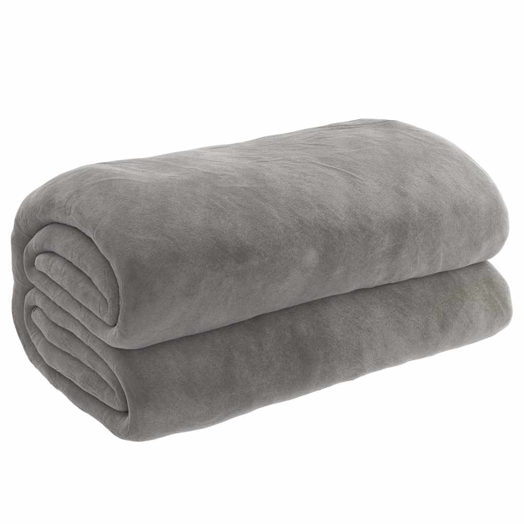 vidaXL Weighted Blanket with Cover Grey 120x180 cm 9 kg Fabric 2
