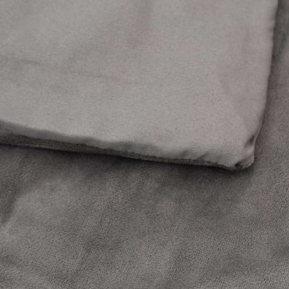 vidaXL Weighted Blanket with Cover Grey 120x180 cm 9 kg Fabric 4