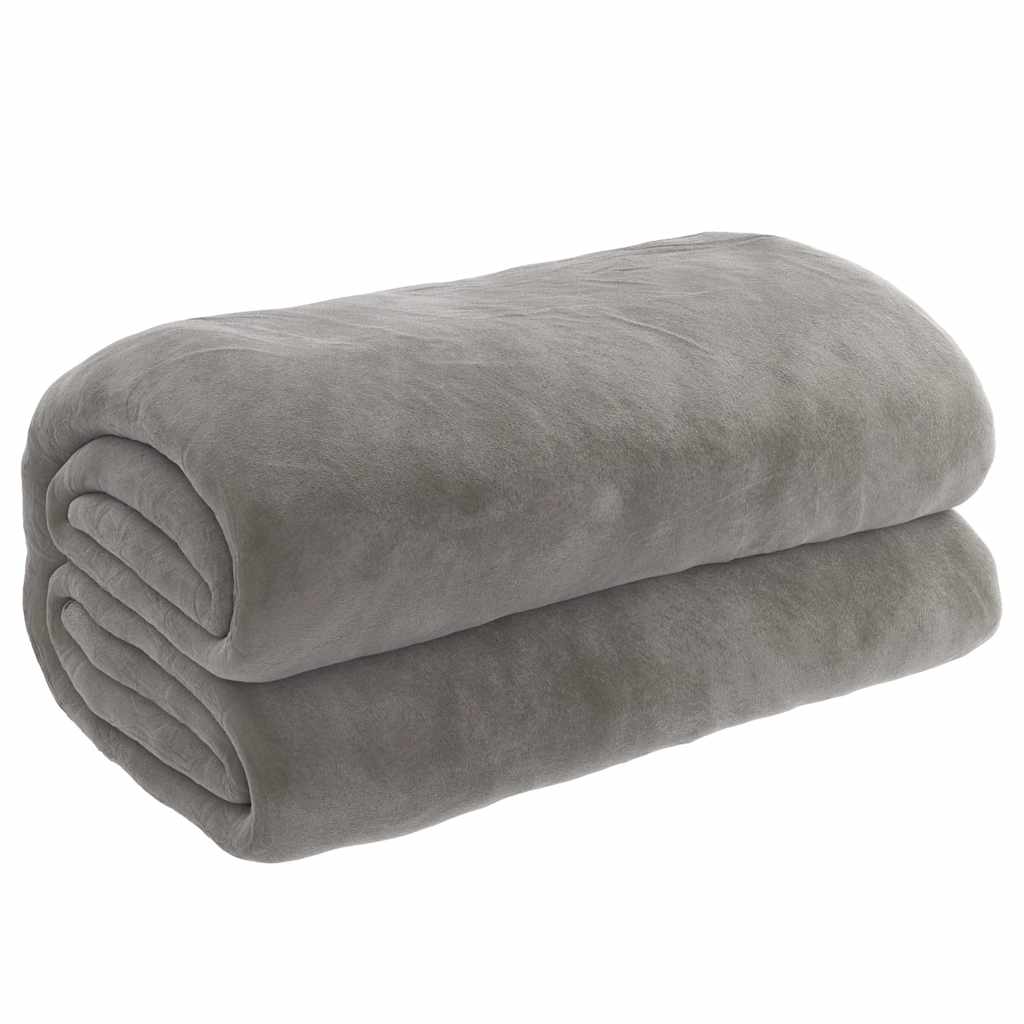 vidaXL Weighted Blanket with Cover Grey 138x200 cm Single 6 kg Fabric 2