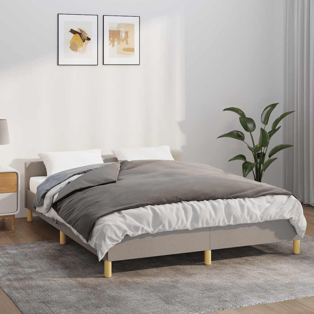 vidaXL Weighted Blanket with Cover Grey 138x200 cm Single 6 kg Fabric 1