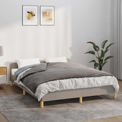 vidaXL Weighted Blanket with Cover Grey 138x200 cm Single 6 kg Fabric 1