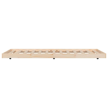 vidaXL Bed Frame without Mattress 100x200 cm Solid Wood Pine 5
