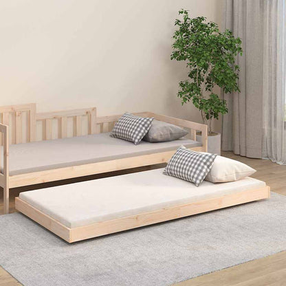 vidaXL Bed Frame without Mattress Solid Wood Pine