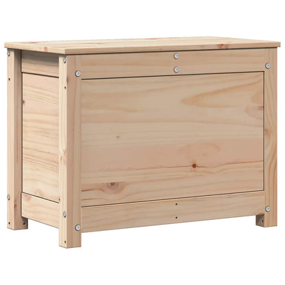 vidaXL Storage Box 60x32x45.5 cm Solid Wood Pine 2