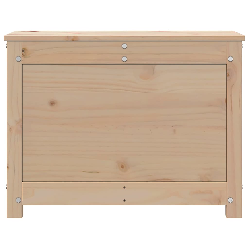 vidaXL Storage Box 60x32x45.5 cm Solid Wood Pine 5