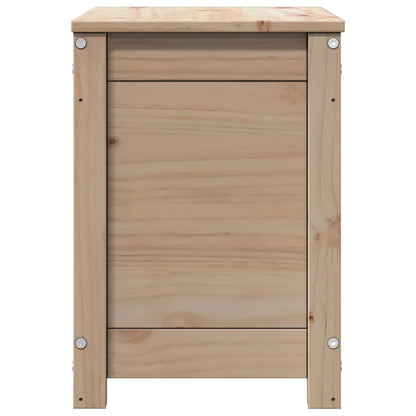 vidaXL Storage Box 60x32x45.5 cm Solid Wood Pine 6