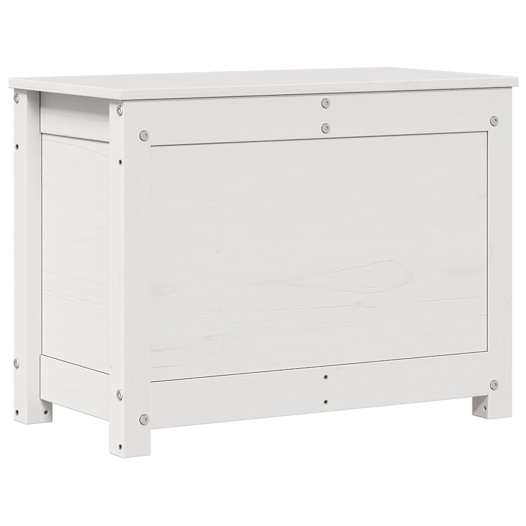 vidaXL Storage Box | White | Solid Pine Wood | Medium | Storage Box 2