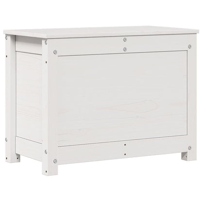 vidaXL Storage Box | White | Solid Pine Wood | Medium | Storage Box 2