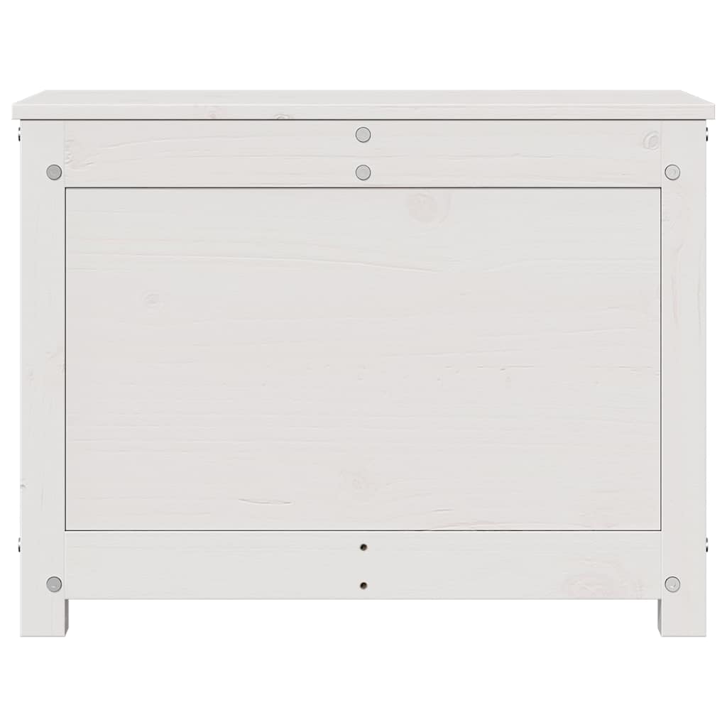 vidaXL Storage Box | White | Solid Pine Wood | Medium | Storage Box 5