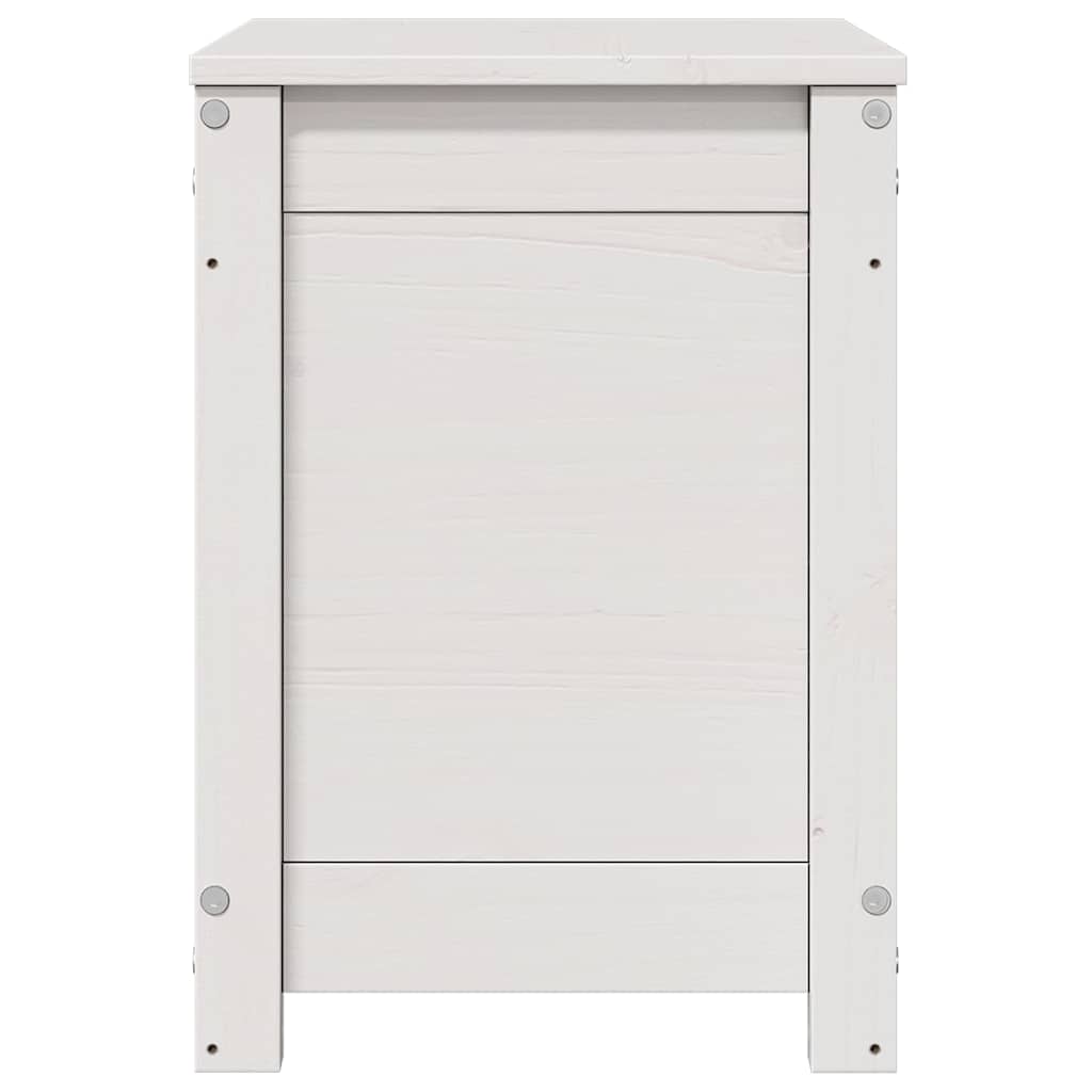 vidaXL Storage Box | White | Solid Pine Wood | Medium | Storage Box 6