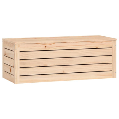 vidaXL Storage Box 89x36,5x33 cm Solid Wood Pine 4
