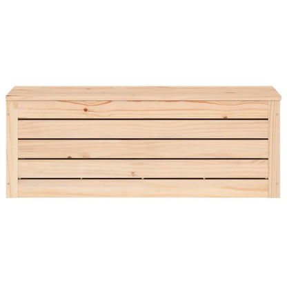 vidaXL Storage Box 89x36,5x33 cm Solid Wood Pine 5