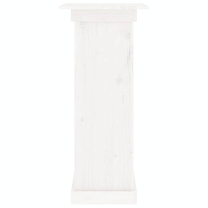 vidaXL Flower Stand White 40x40x90 cm Solid Wood Pine 5