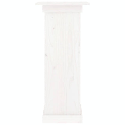 vidaXL Flower Stand White 40x40x90 cm Solid Wood Pine 6