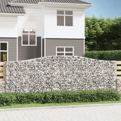 Arched Gabion Baskets Galvanised Iron