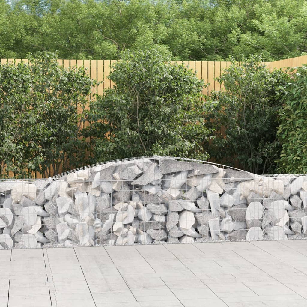 Arched Gabion Galvanised Iron