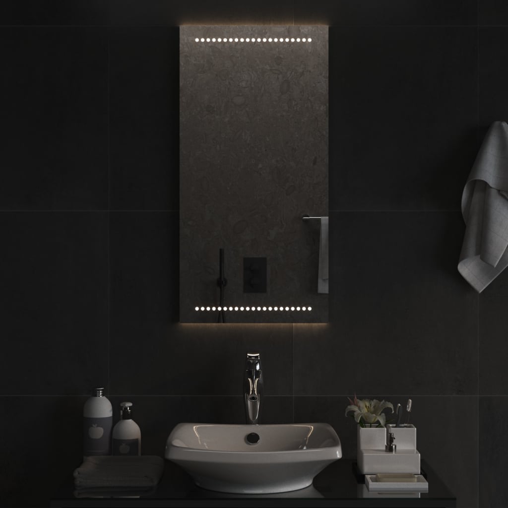vidaXL LED Bathroom Mirror 40x80 cm 3