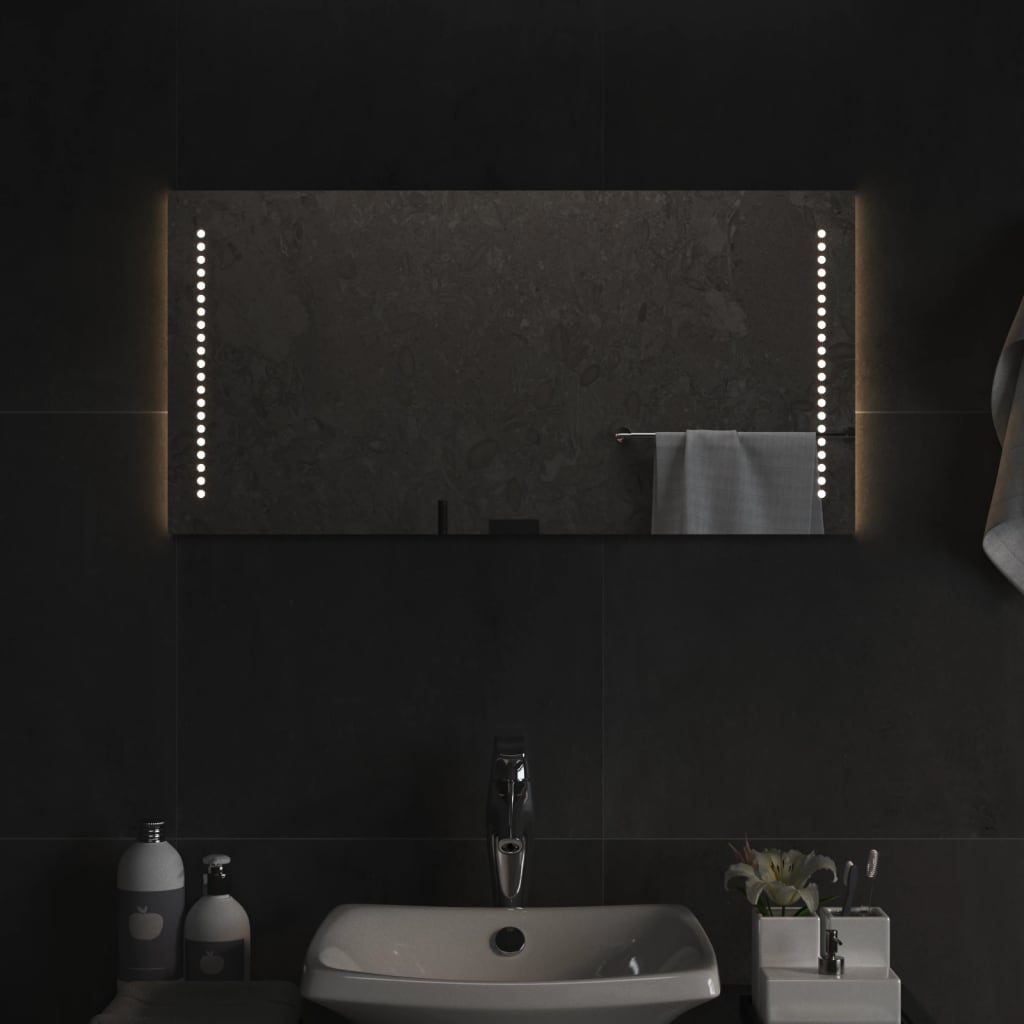 vidaXL LED Bathroom Mirror 40x80 cm 1